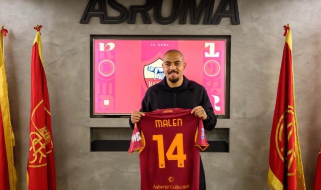 官方：罗马租借维拉前锋马伦；据悉条件买断费用2500万欧